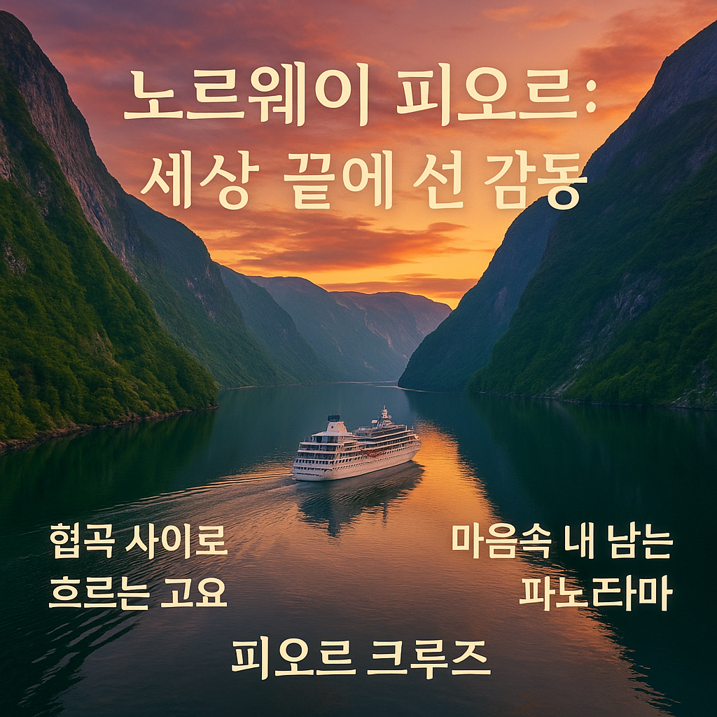 피오르드 크루즈 예약하기