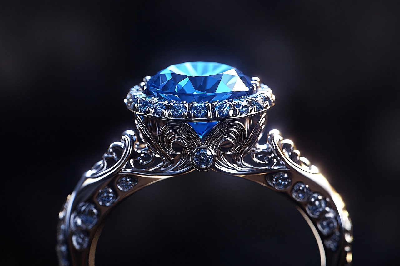 9월탄생석 사파이어 반지