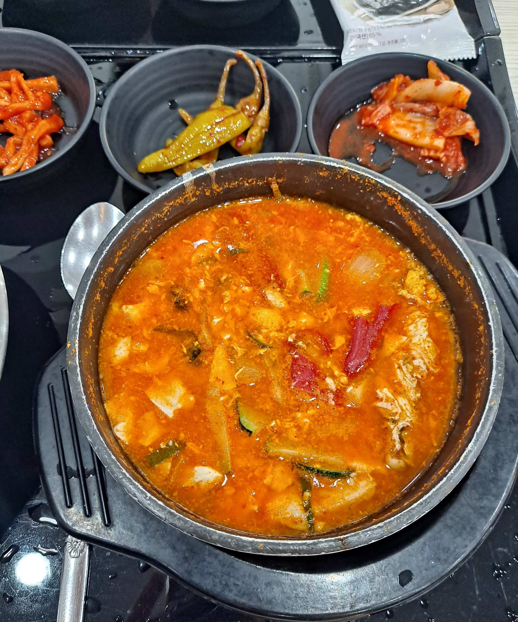 천등산휴게소 우렁순두부