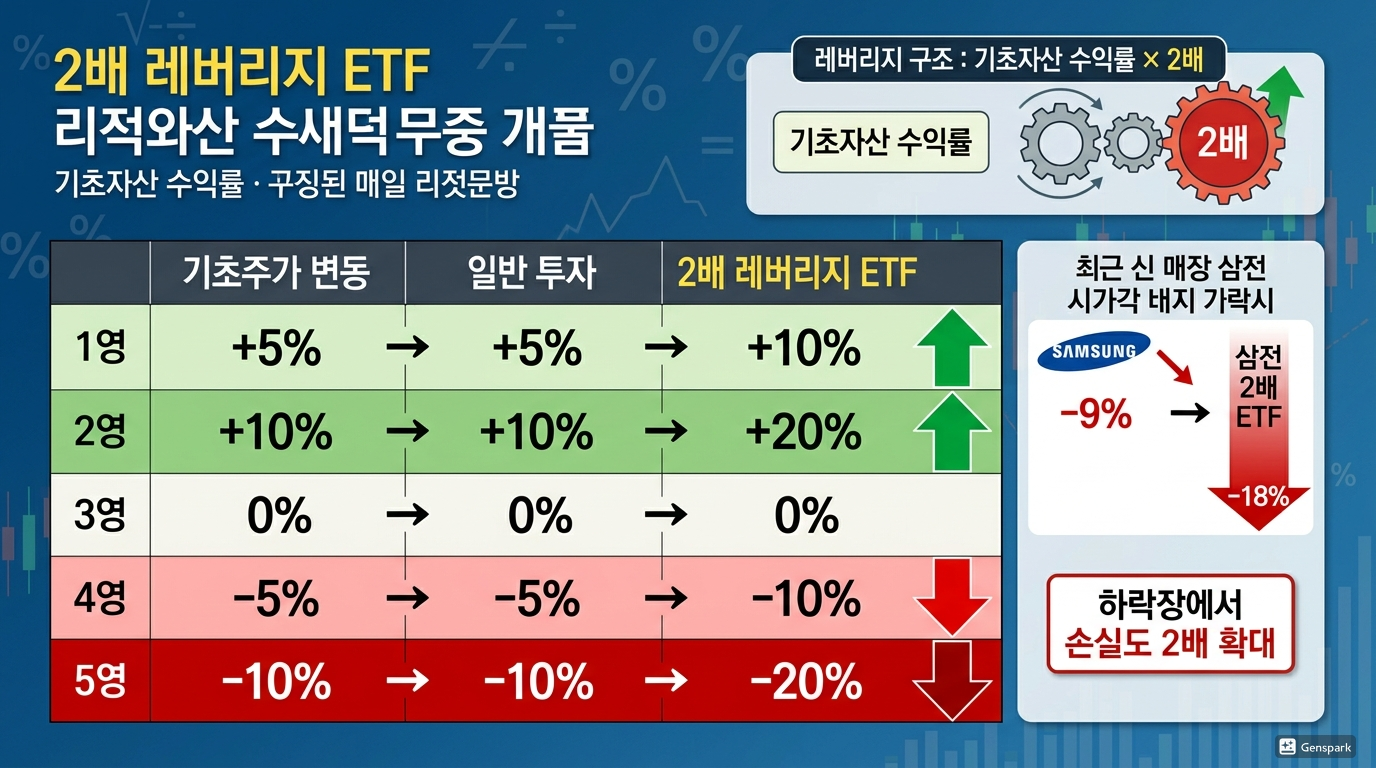 레버리지 ETF의 수익 구조