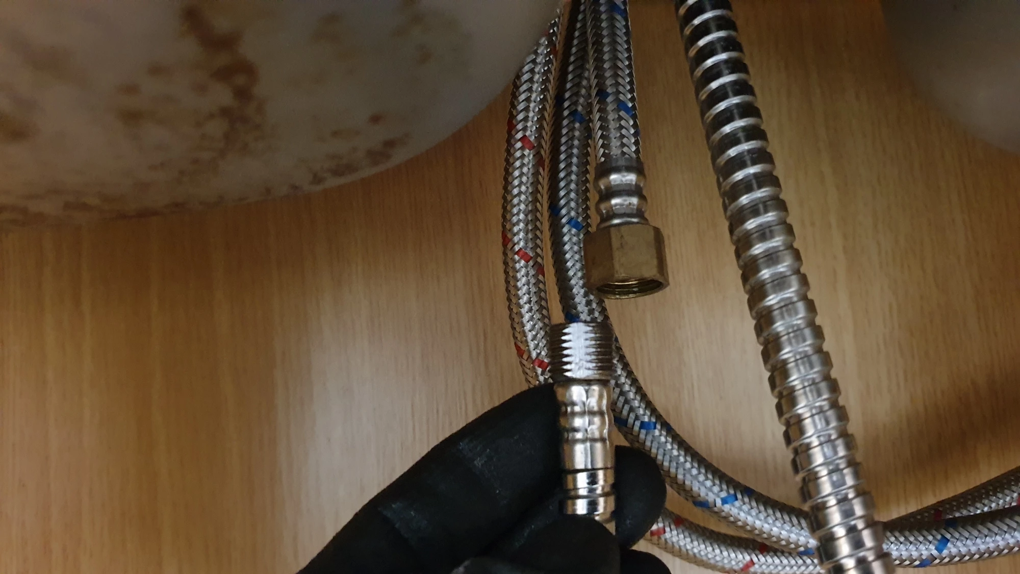 호스 분리 모습