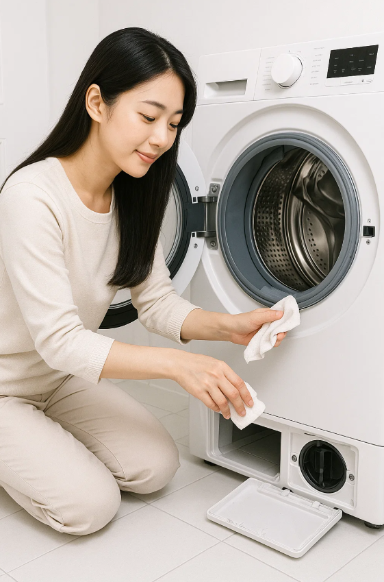 세탁기 안쪽까지 청소