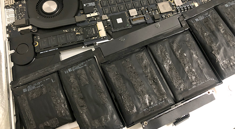 2013 맥북프로 배터리 제거하기