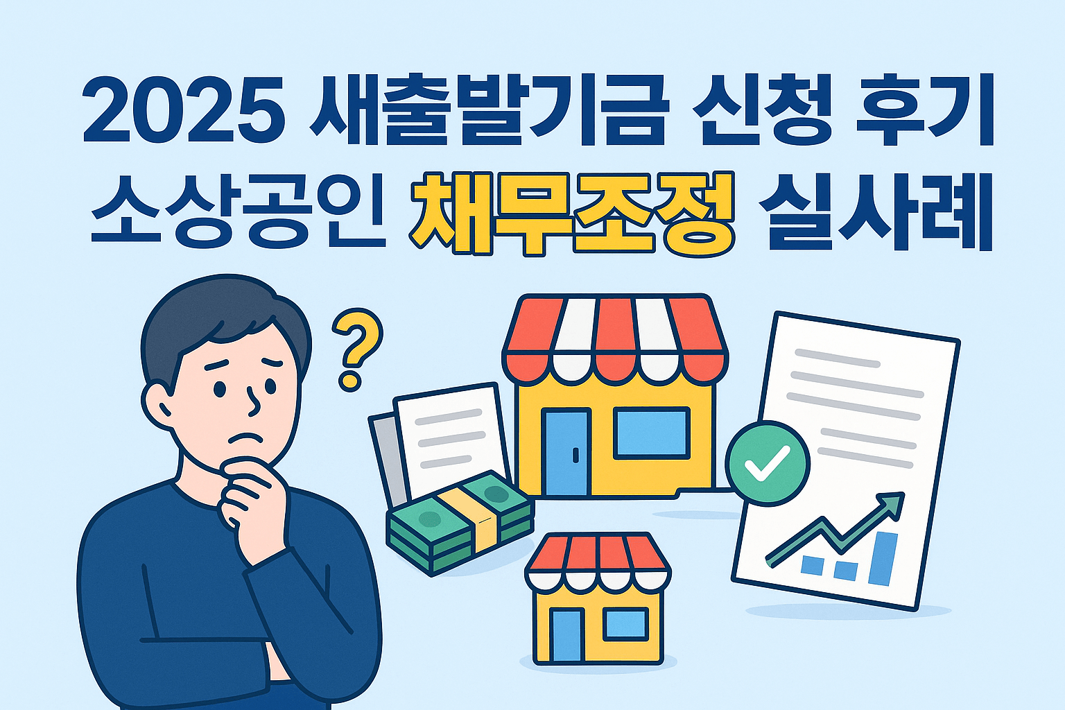2025 새출발기금 신청 후기｜소상공인 채무조정 실사례