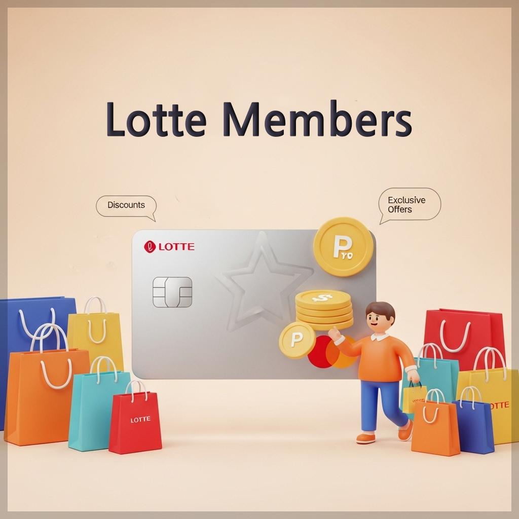 롯데멤버스 카드 관련 이미지