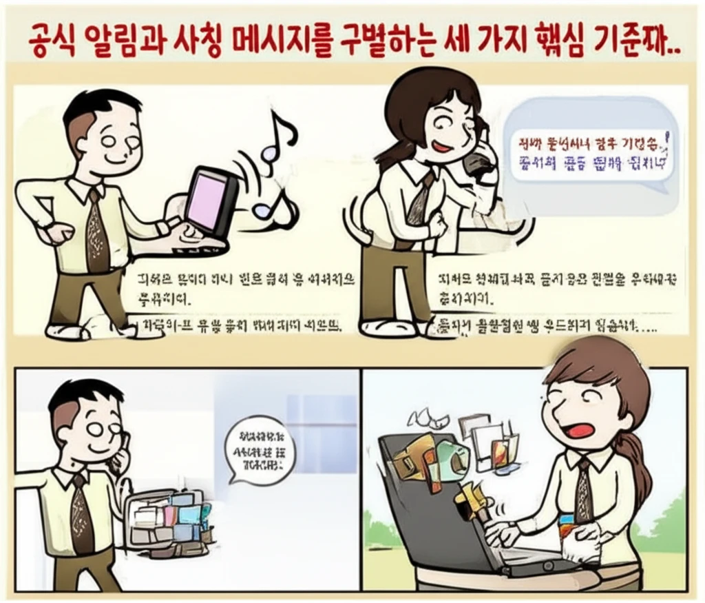 절대 클릭 금지 통신요금 환급 링크 ..
