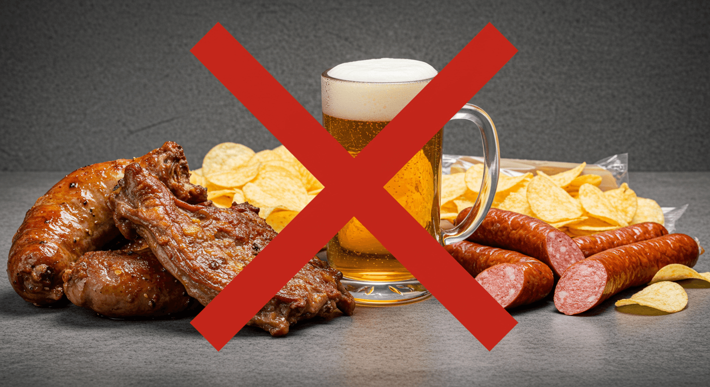 통풍에 나쁜 음식 (요산 수치 올림&#44; 퓨린 높음)