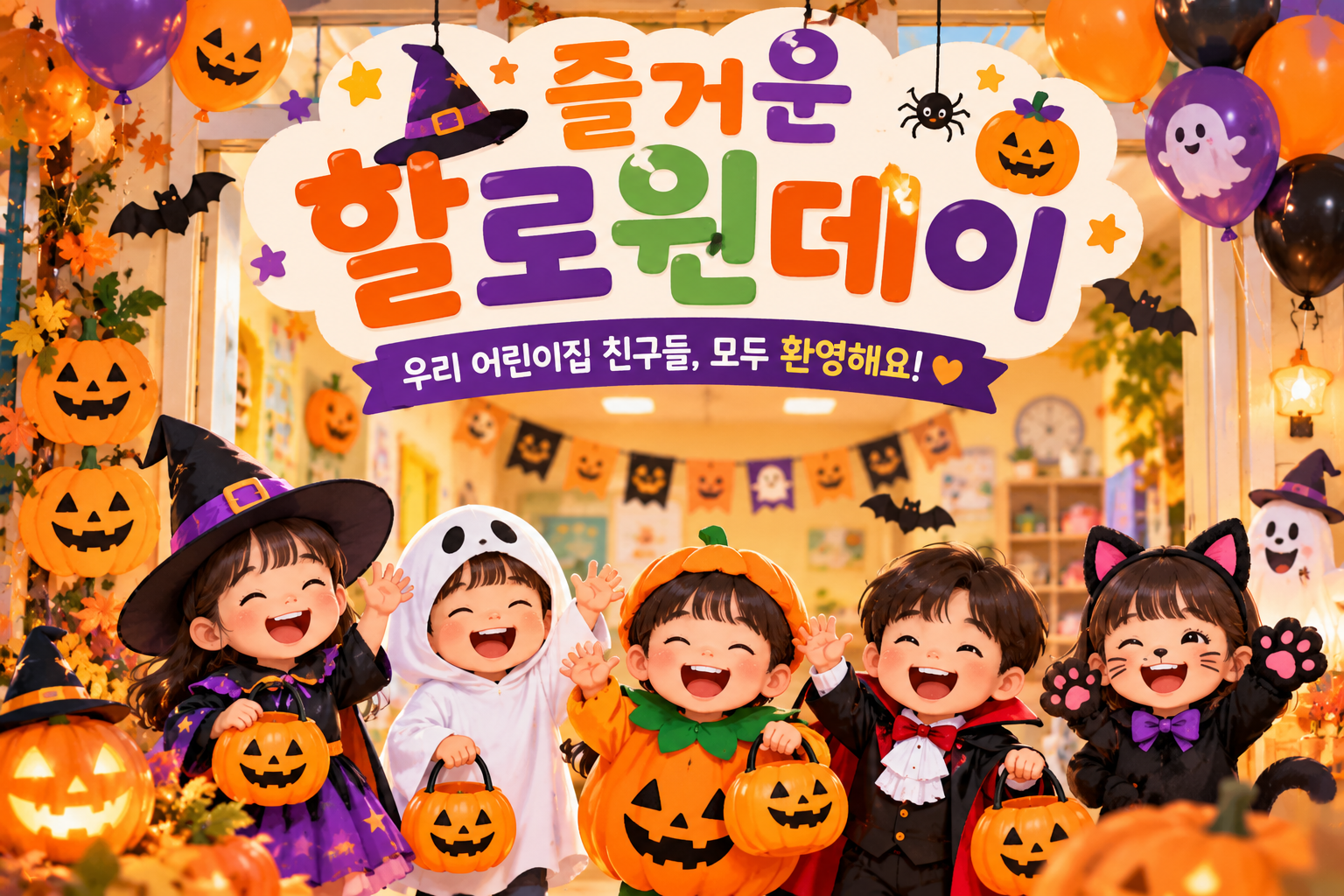 할로윈 어린이집 문구