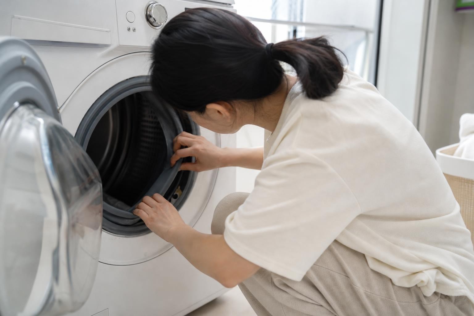 드럼 세탁기 냄세