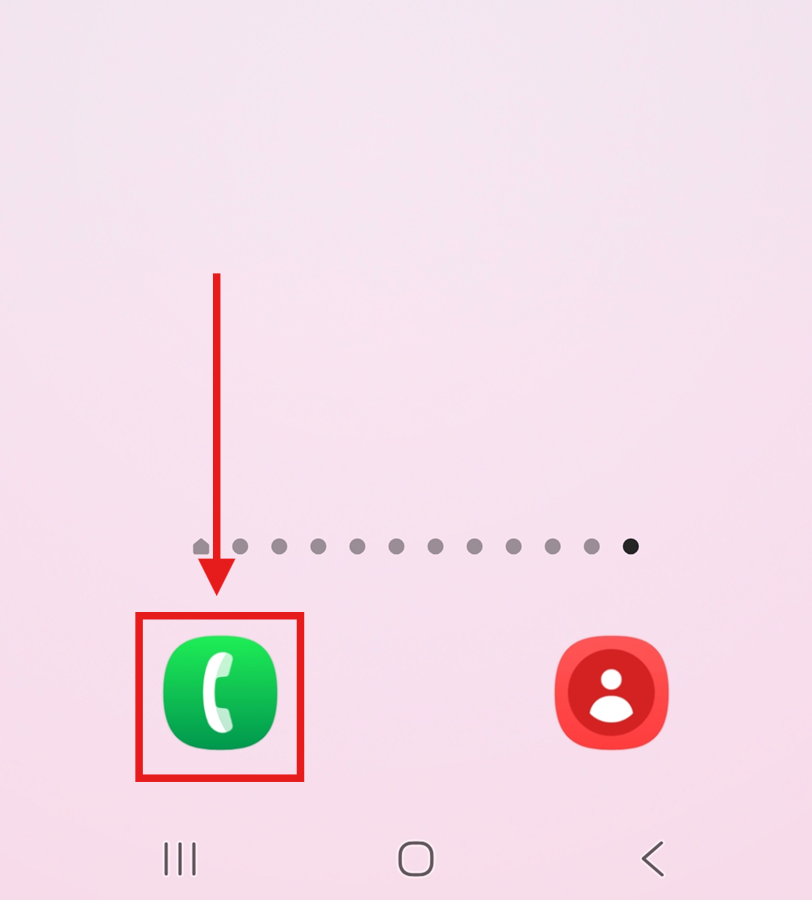 방법 1: 전화 앱 실행하기