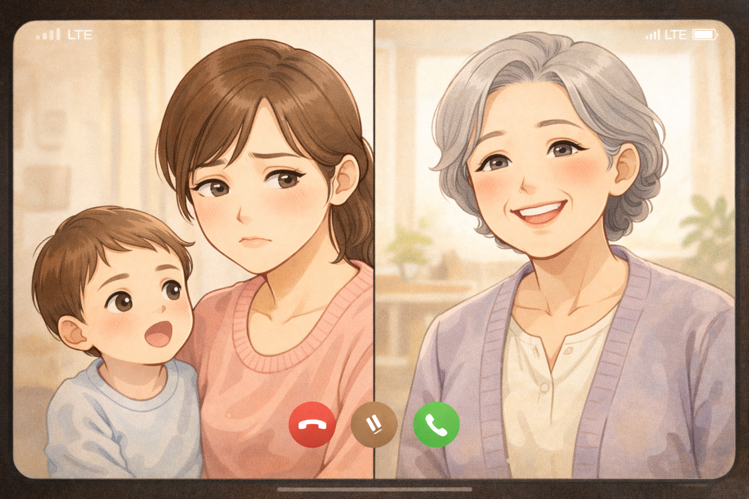 영상통화 속에서도 고부갈등이 시작된다