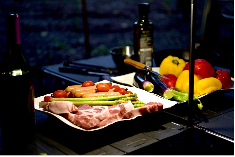 캠핑 장비 사진