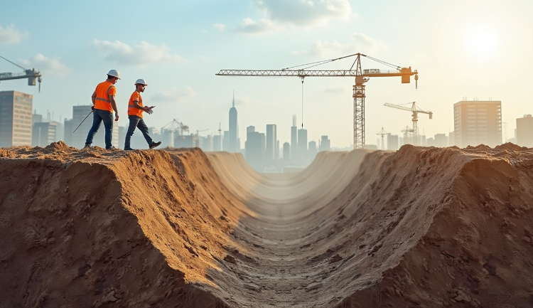 지반 조사에 대한 이미지입니다.