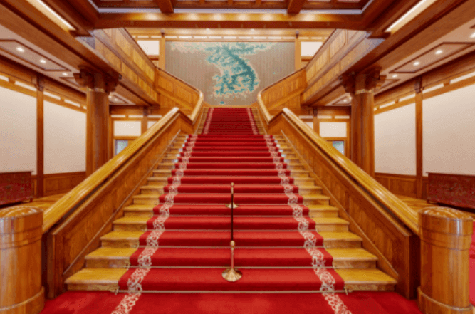 청와대 관람신청 하고 관람하는 청와대 내부 사진