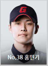 롯데 자이언츠 투수 홍민기 선수 프로필 사진