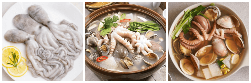 낙지, 낙지 연포탕 사진