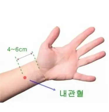 내관혈과 합곡혈 위치