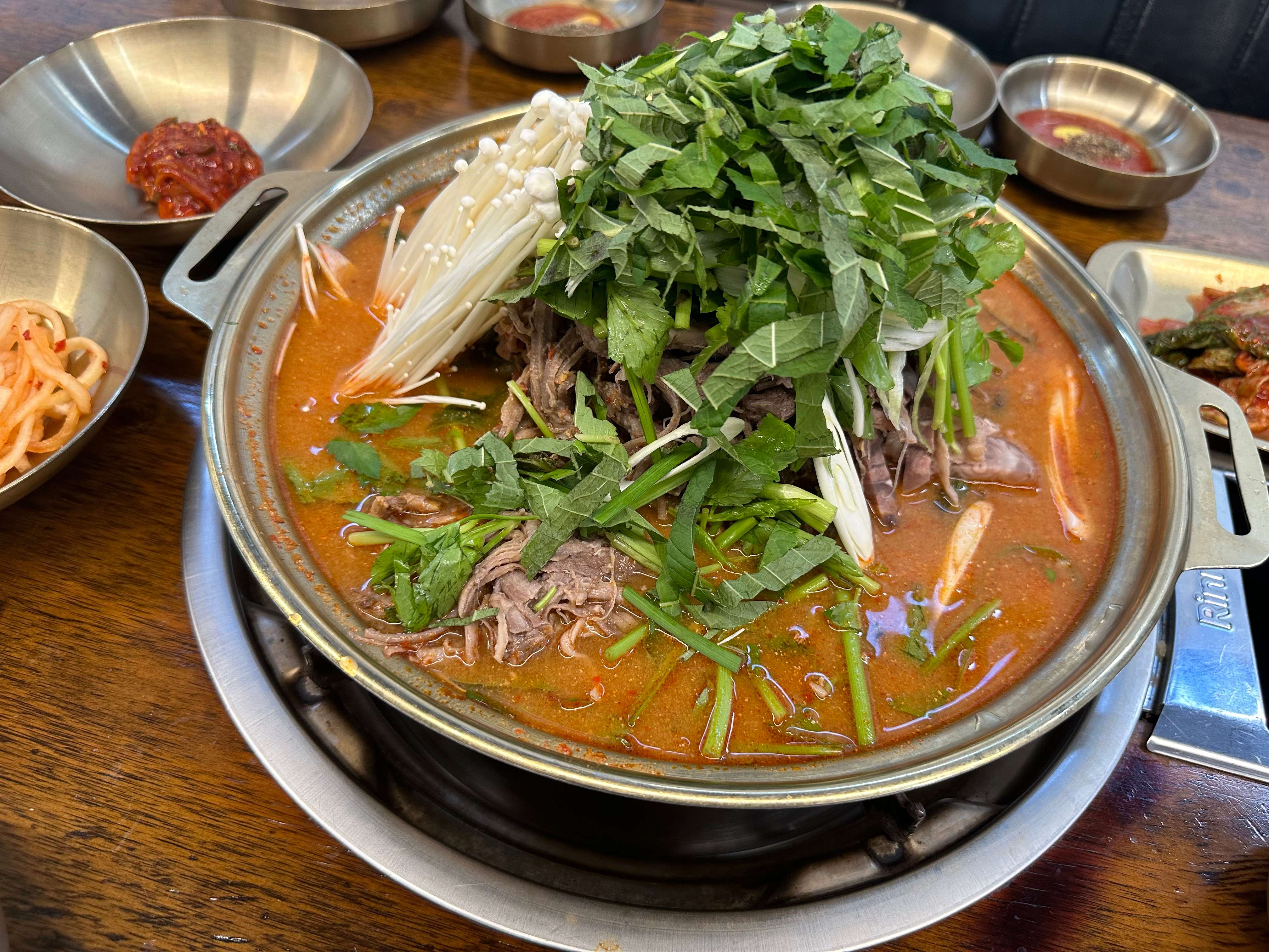 한우 보신전골