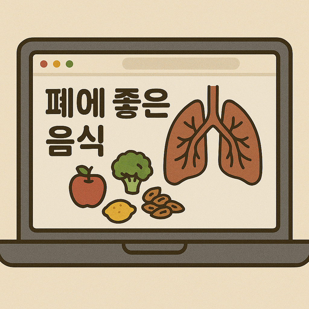 폐에 좋은 음식
