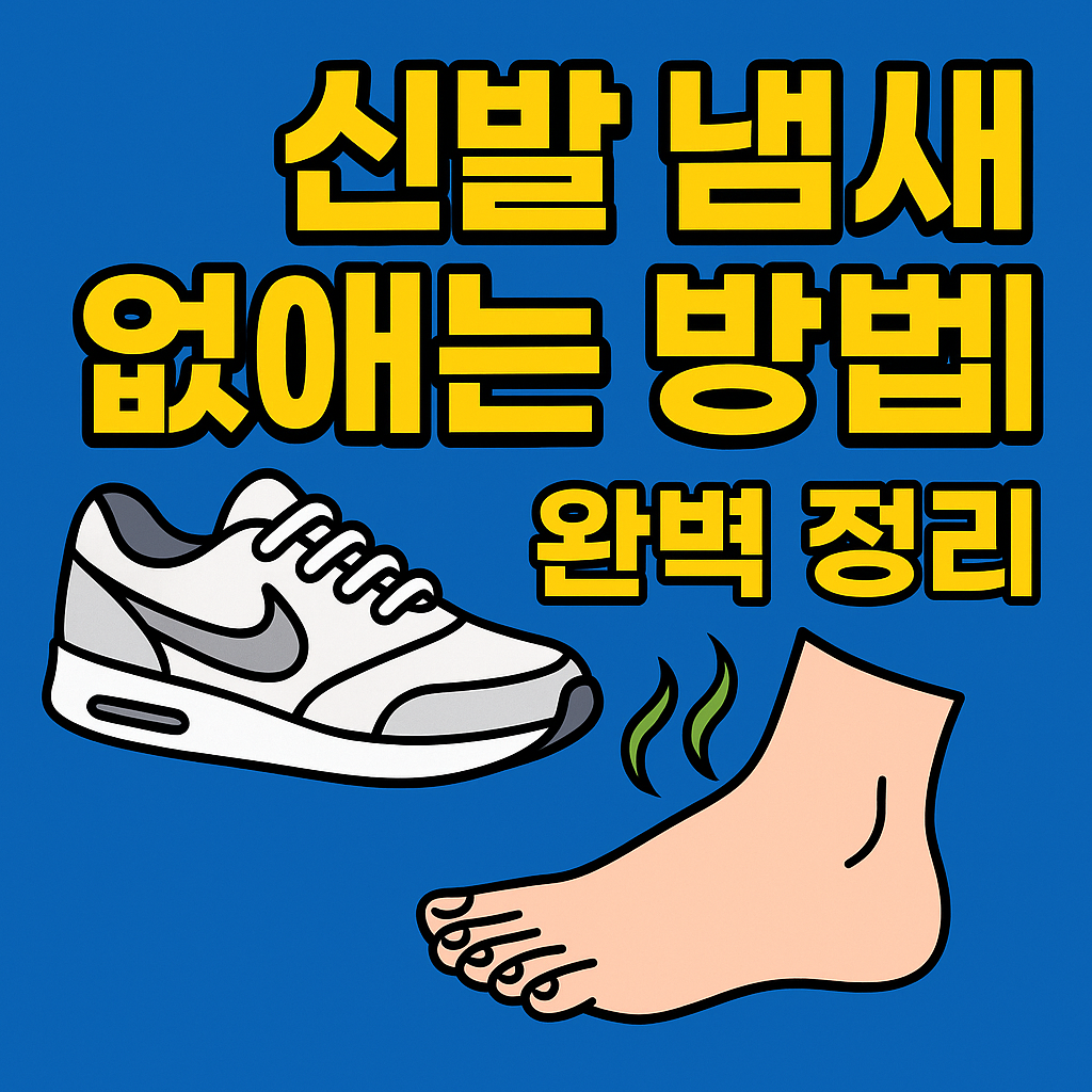 신발 냄새 없애는 방법