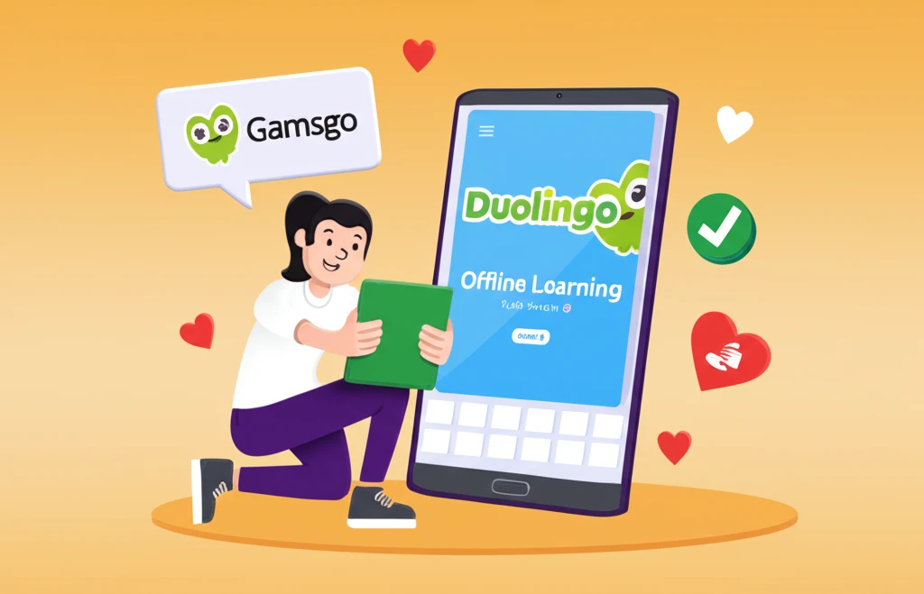 영어 앱 듀오링고, 겜스고 쓰면 공짜