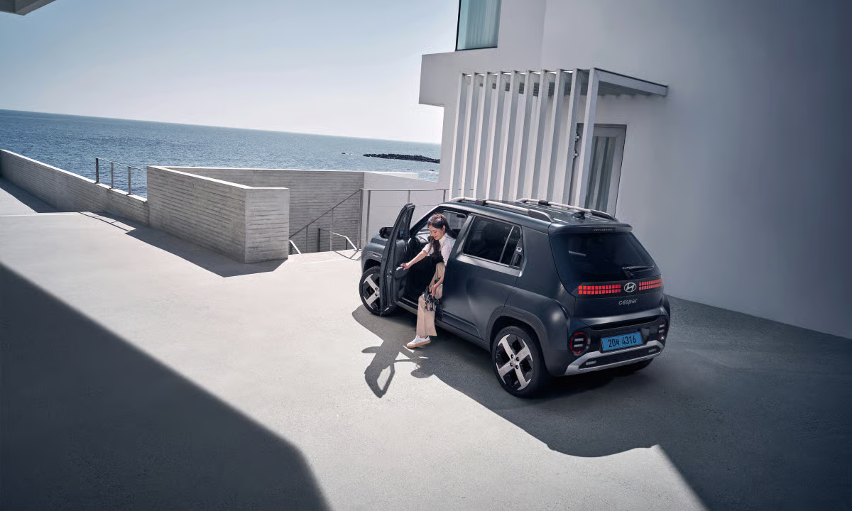 315km 주행거리의 캐스퍼 일렉트릭 충전 모습