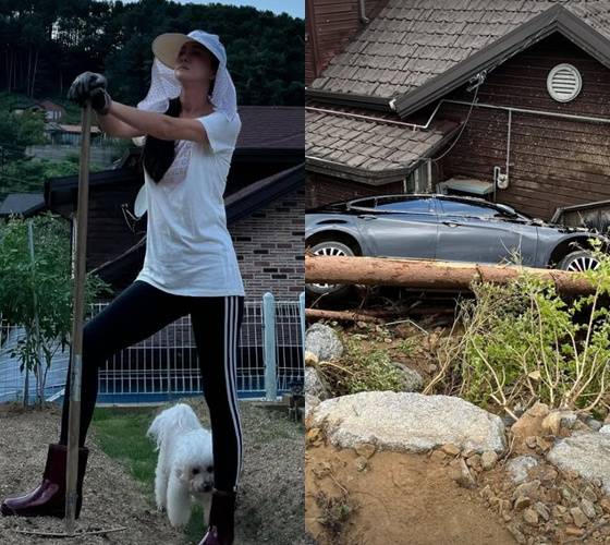 서효림 산사태 고립 상황 공개｜“전기도 안 나오고 도로도 끊겨” 가평 별장생활 중 재난 상황