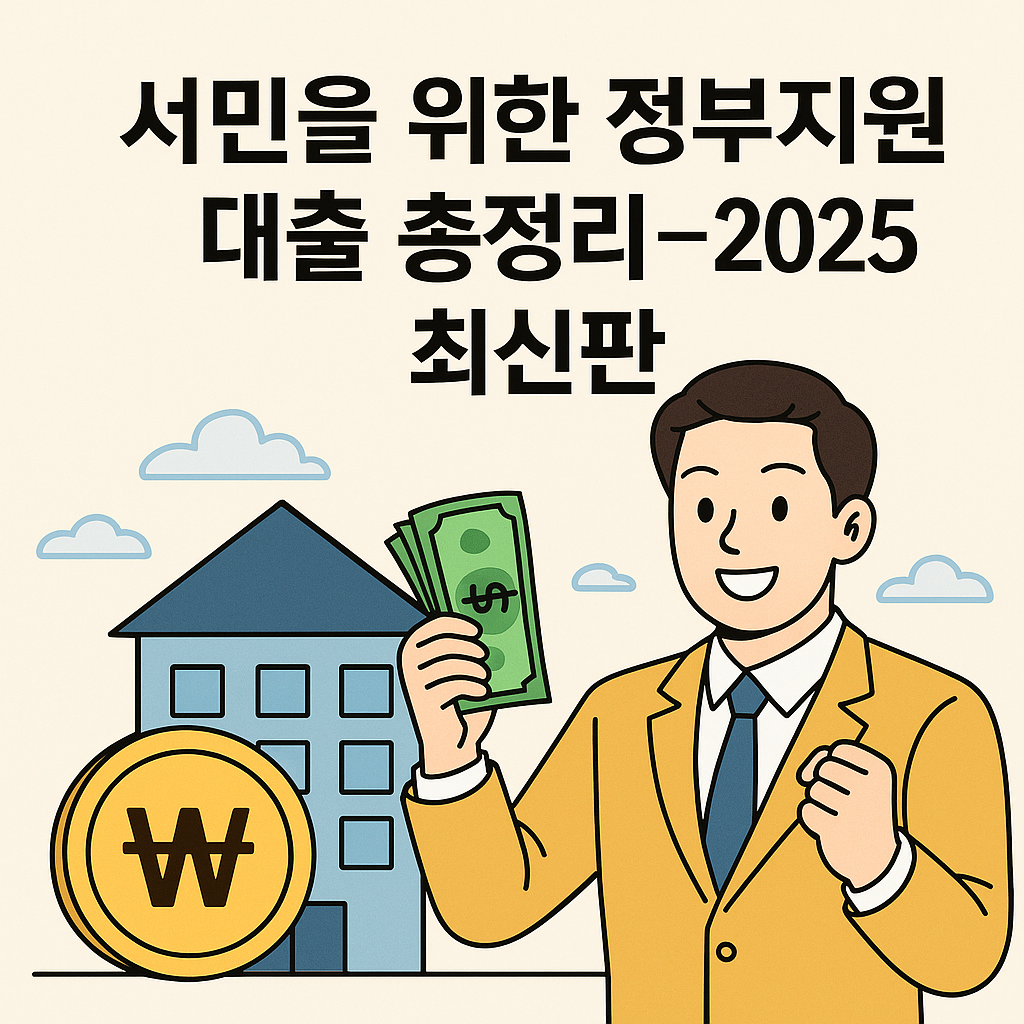 서민을 위한 정부지원대출 총정리