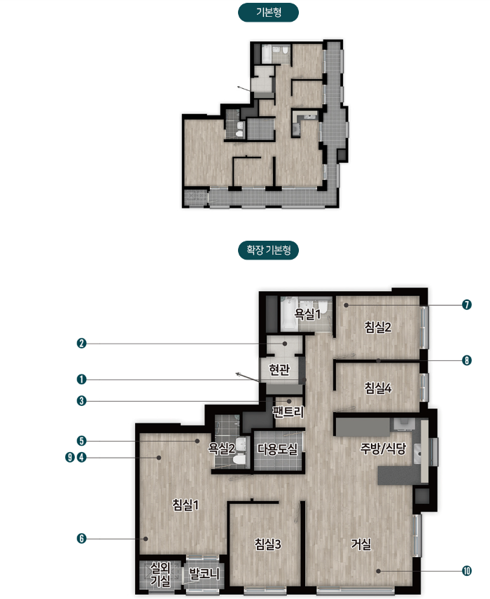 동탄-파크릭스-84Btype-평면도