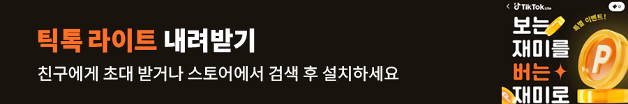 틱톡 라이트 앱테크