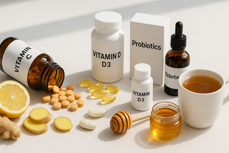 감기 예방에 좋은 영양제이미지