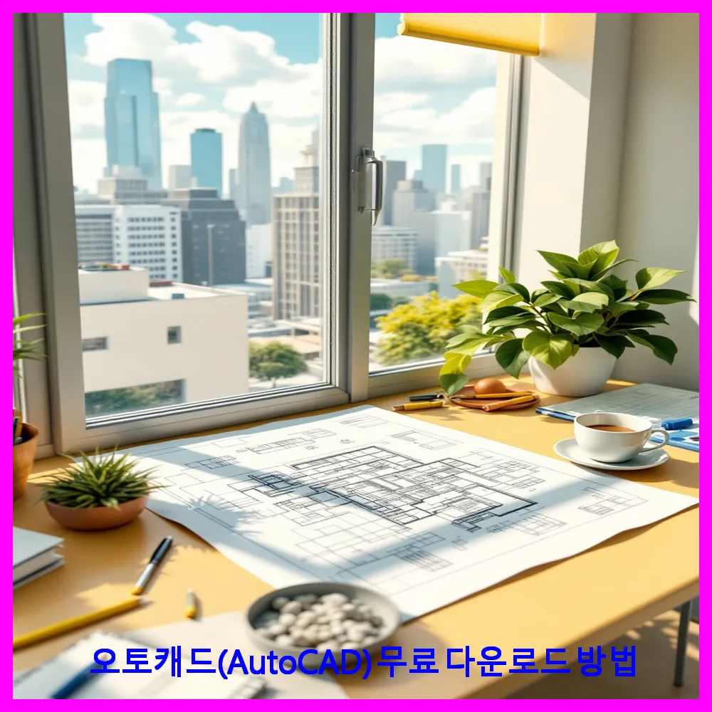 오토캐드(AutoCAD) 무료 다운로드 방법