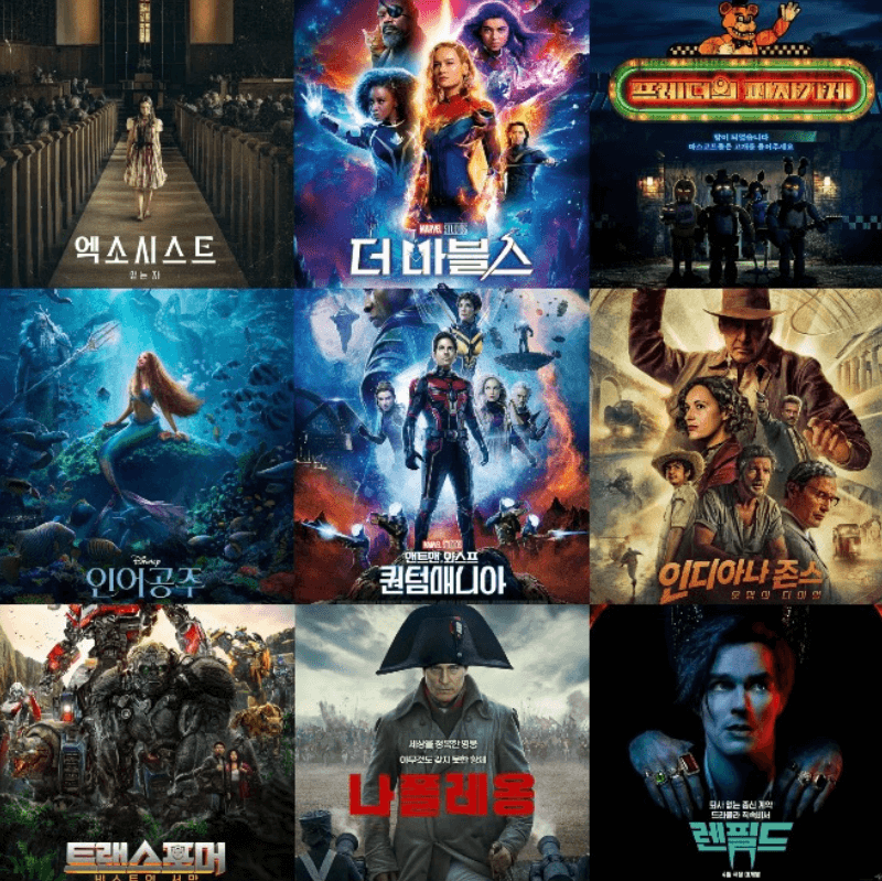 세계에서 가장 흥행한 영화 top10