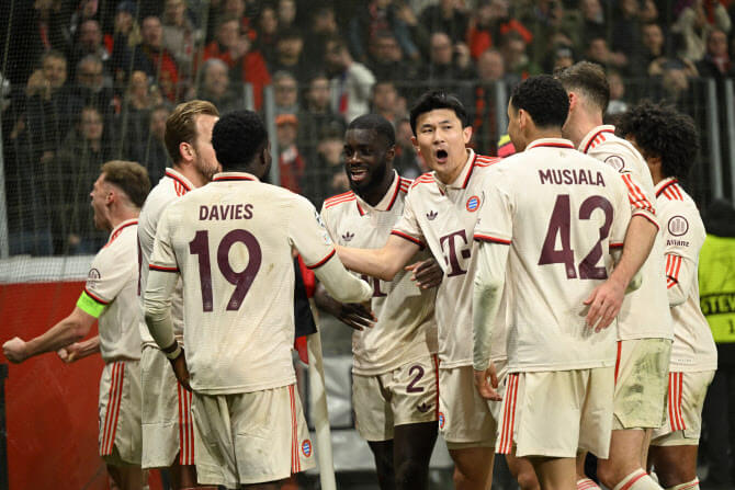 김민재 뮌헨&amp;#44; 레버쿠젠 제압하고 UCL 8강 진출!