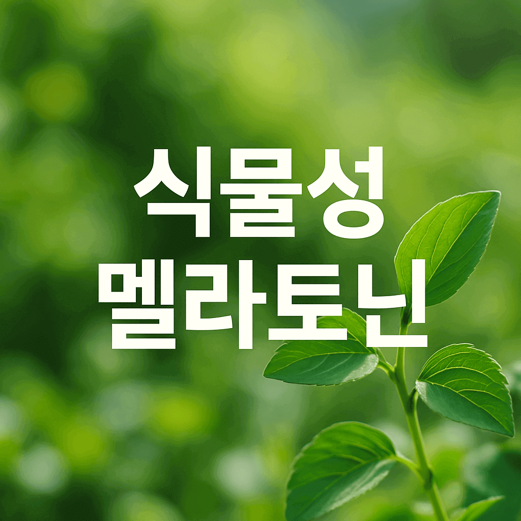 식물성 멜라토닌 이미지