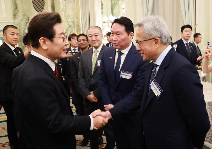 젠슨황과 韓 AI 협력 방안 삼성 이재용 엔비디아 SK 현대차 이재명 대통령