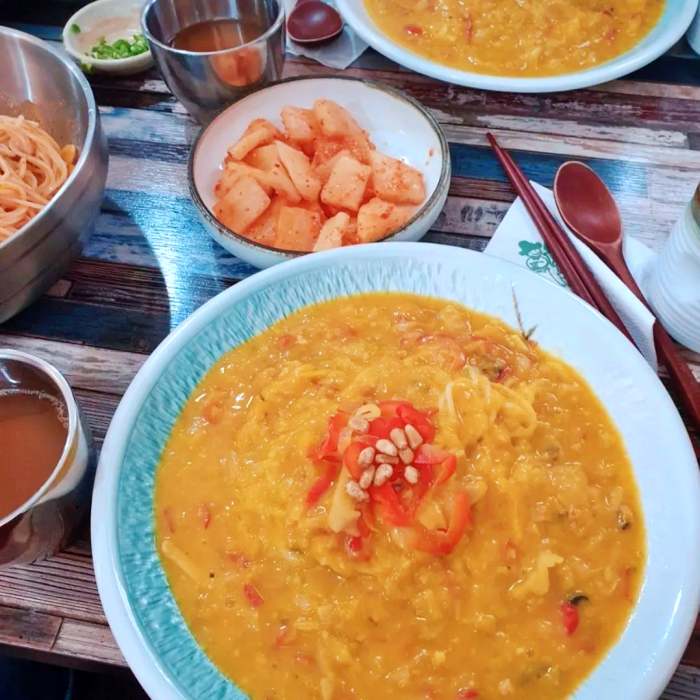 가오리회 비빔국수 멸치 육수 잔치국수 물국수 단호박 비빔국수 양산 호포 맛집 추천 생방송투데이 고수뎐