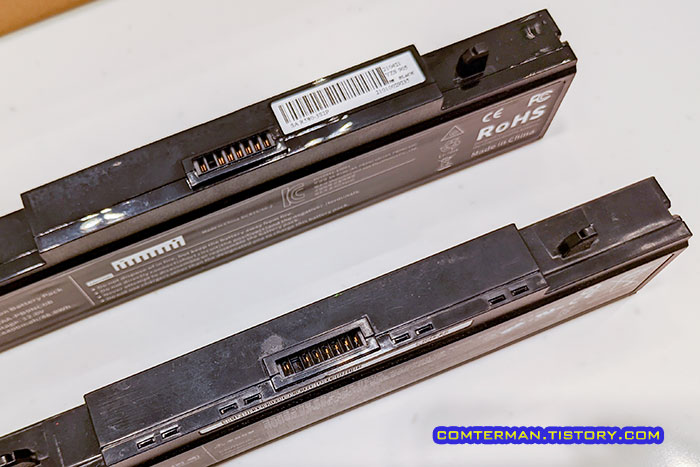 AA-PB9NC6B 정품 배터리와 호환품 배터리