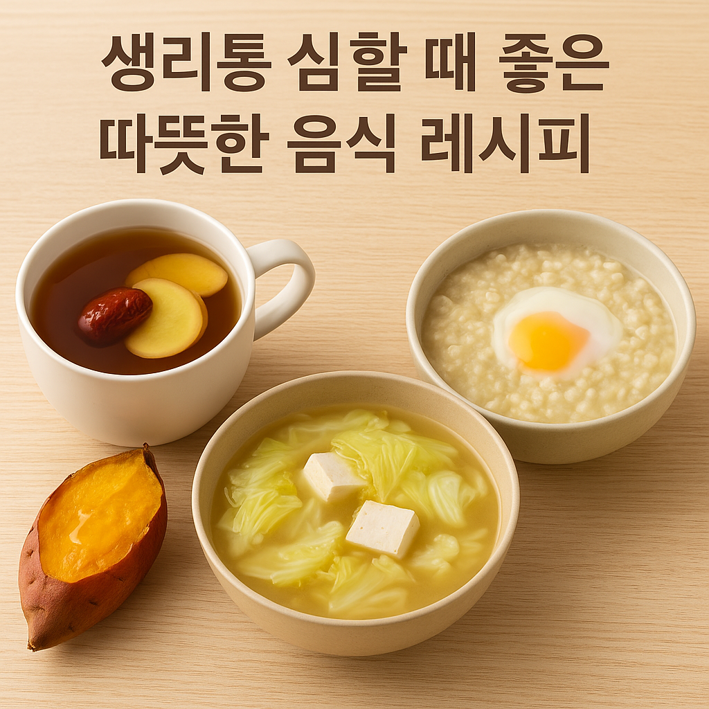 생리통에 좋은 음식 레시피