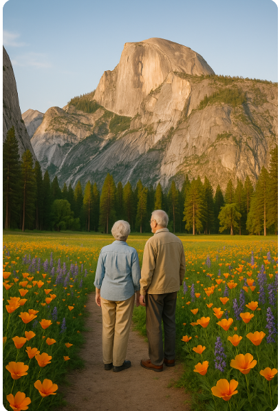 부모님과 미국 여행지 사진