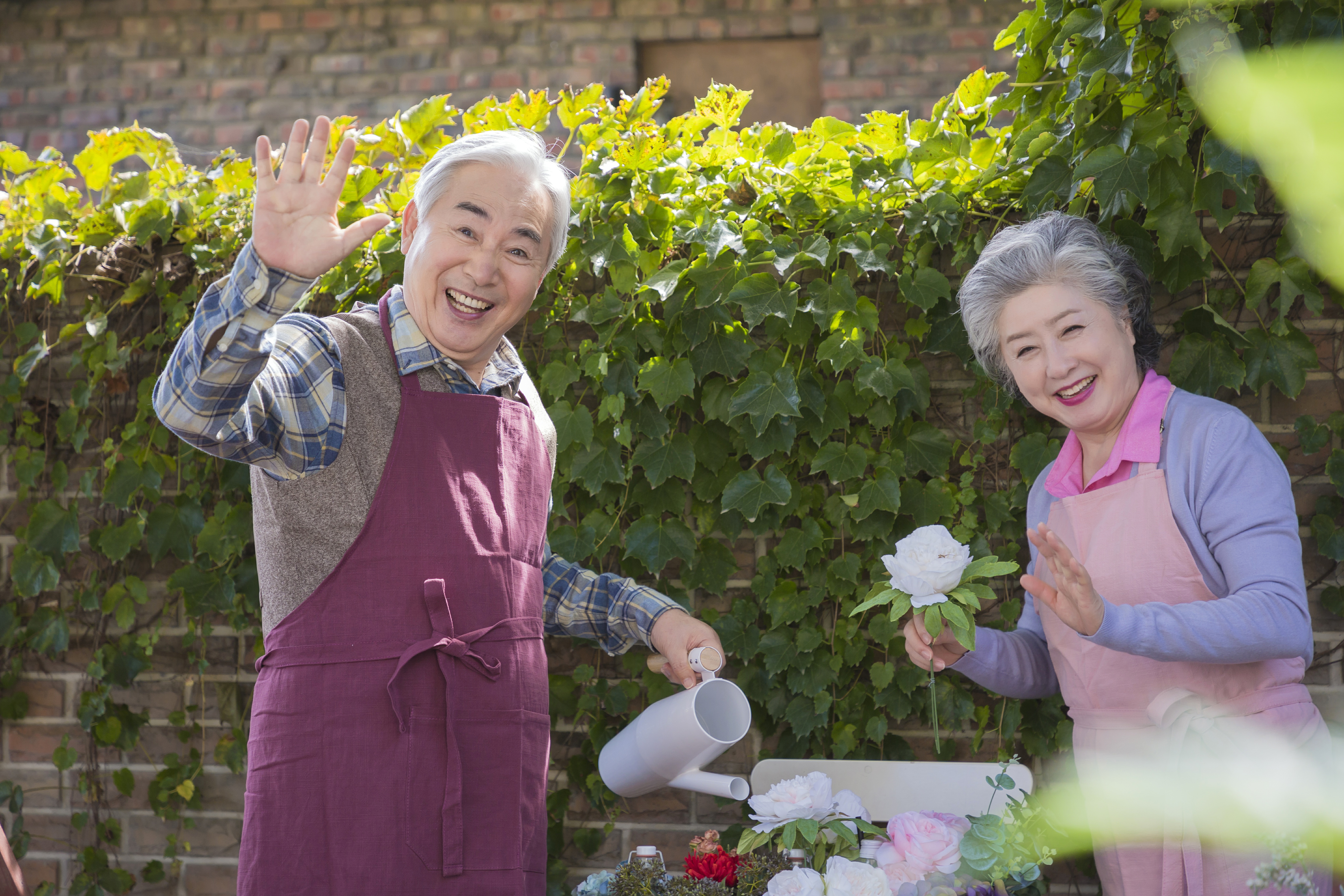 행복한 노년부부