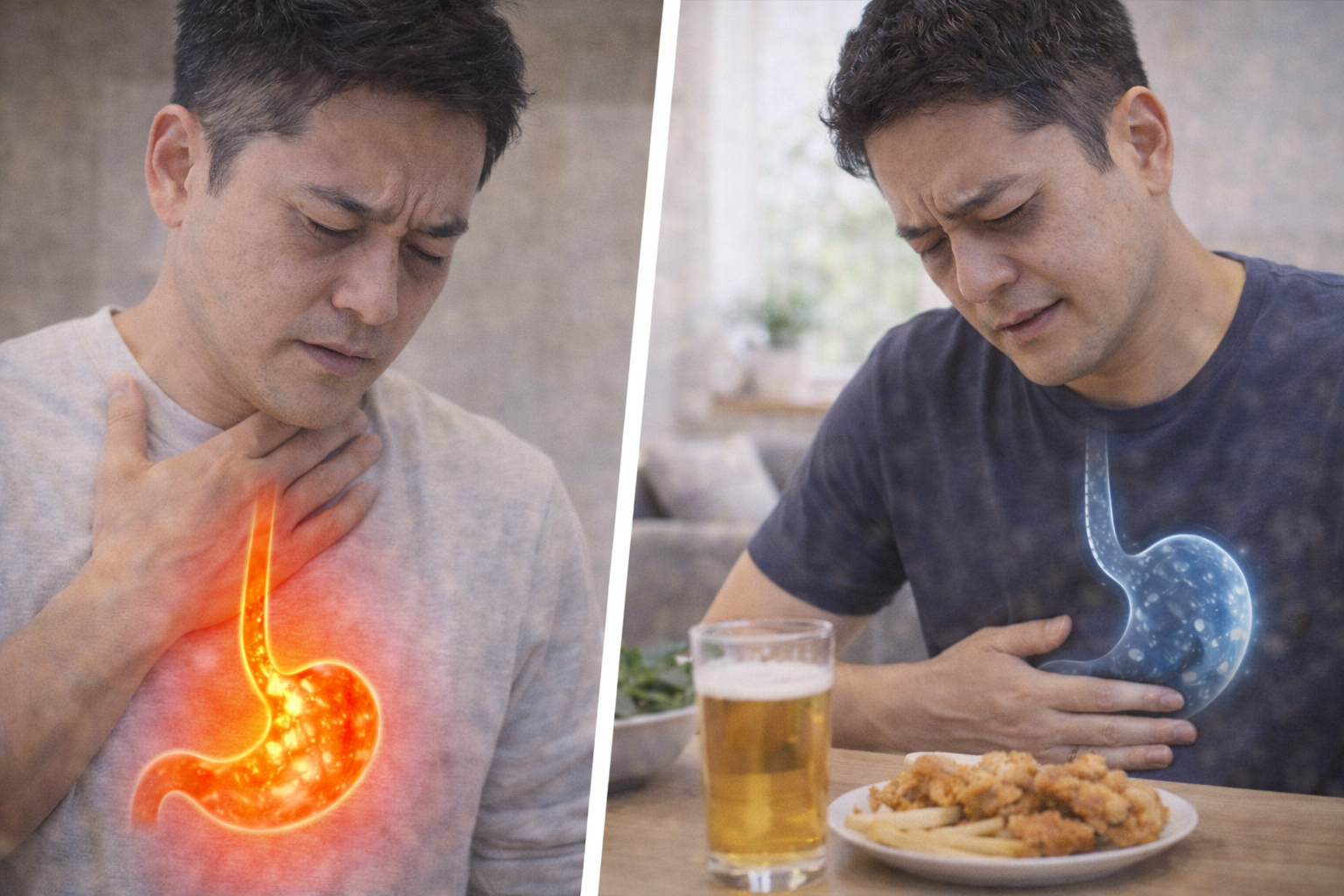 역류성식도염vs기능성 소화불량 차이점은 관련 사진