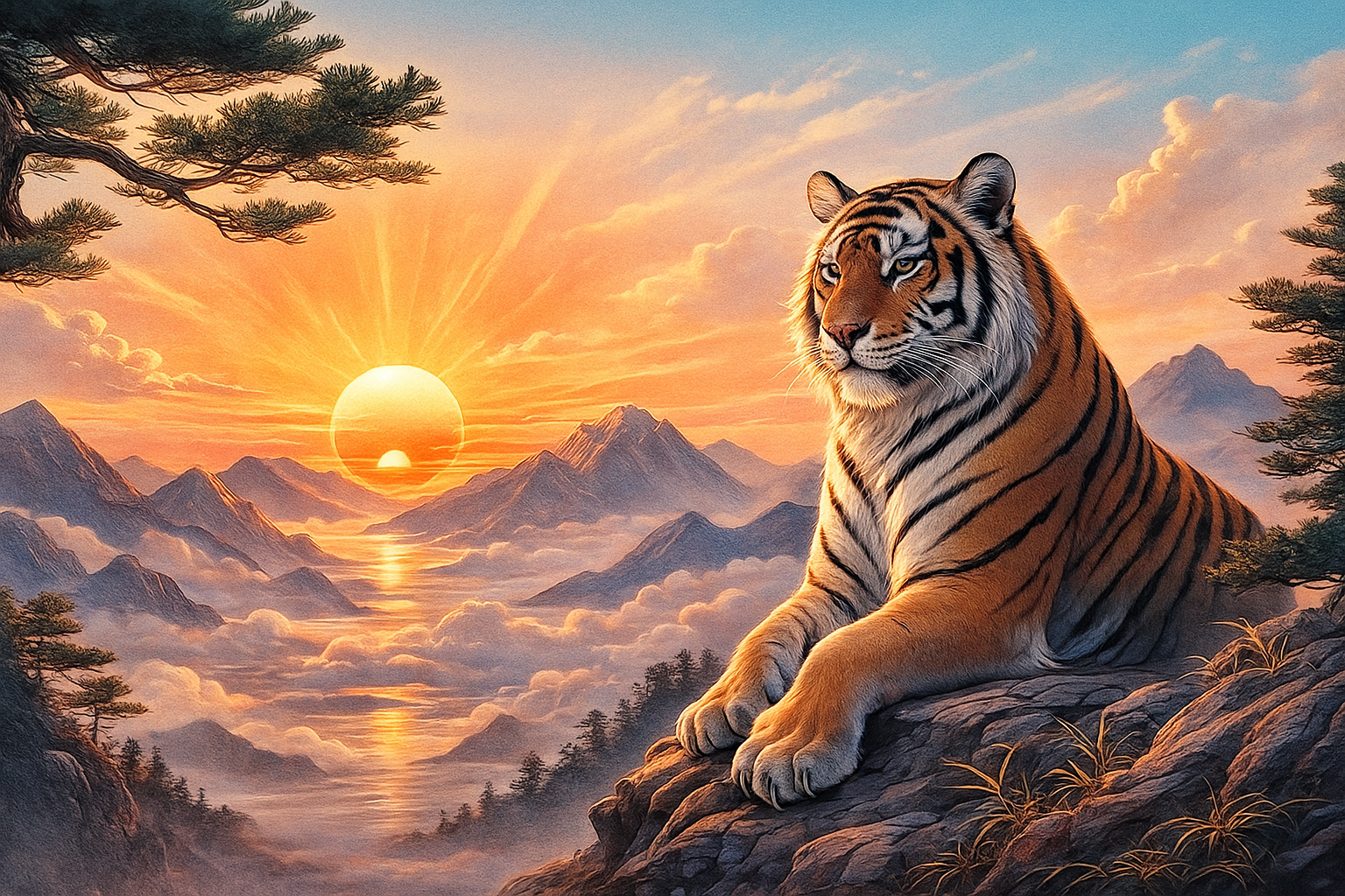 호랑이 띠 운세 - 사진