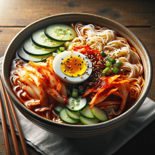 완성된-김치-말이-국수-이미지