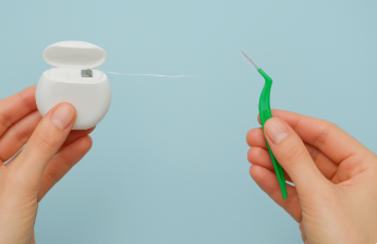 치간 칫솔과 병행 사용 사진