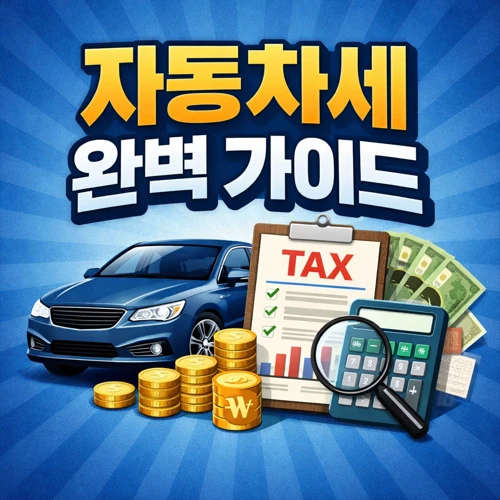 자동차세 세금표·계산·납부·연납·환급·감면 기준 썸네일