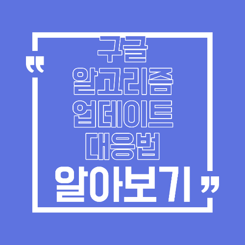 구글 알고리즘 업데이트 대응법 순위 하락 시 점검해야 할 체크리스트