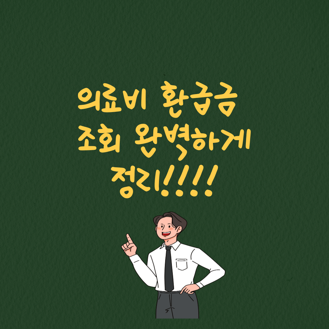 의료비 환급금 조회