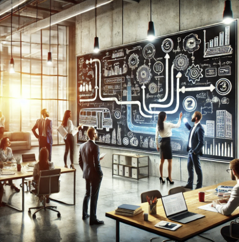 잡 로드맵 그리는 것을 표현