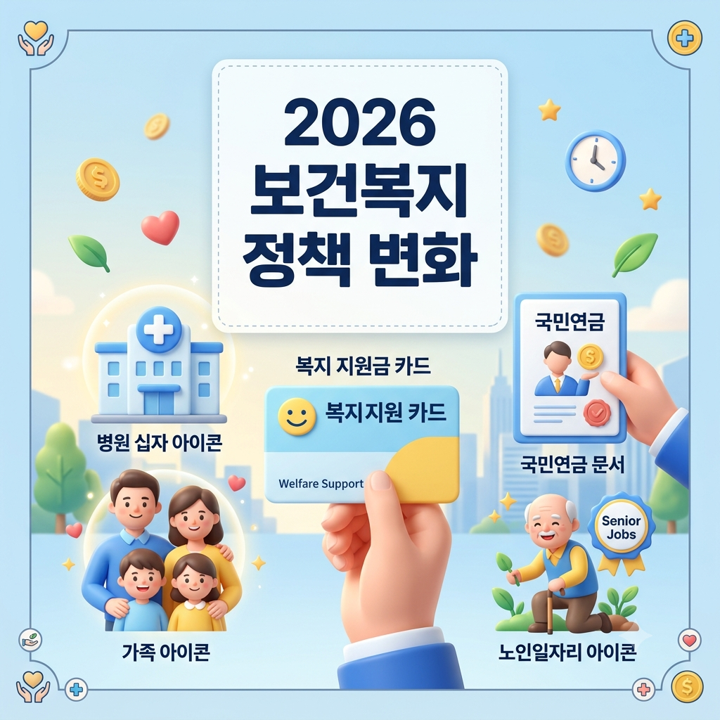 2026 보건복지 정책 변화 생계급여 긴급복지 썸네일